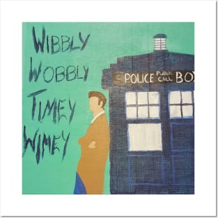 Wibbly Wobbly Timey Wimey Posters and Art